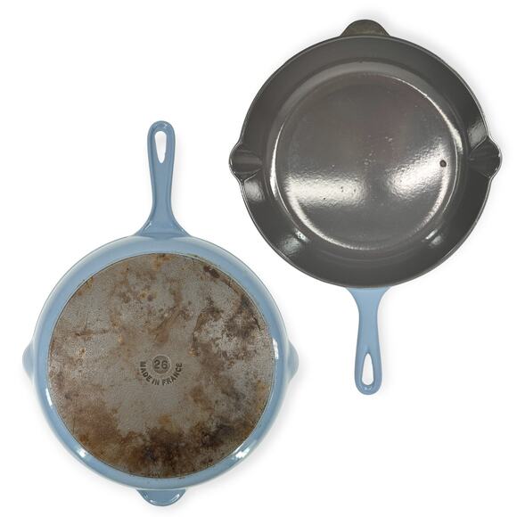 Le Creuset 6-Piece Enameled Cast Iron Set Dutch Oven, Skillet, 2 Sauce, 2 Frying - Picture 6 of 12